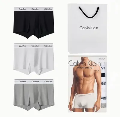 Boxers Premium Calvin Klein Cotton Stretch Classic Fit — Set de 3